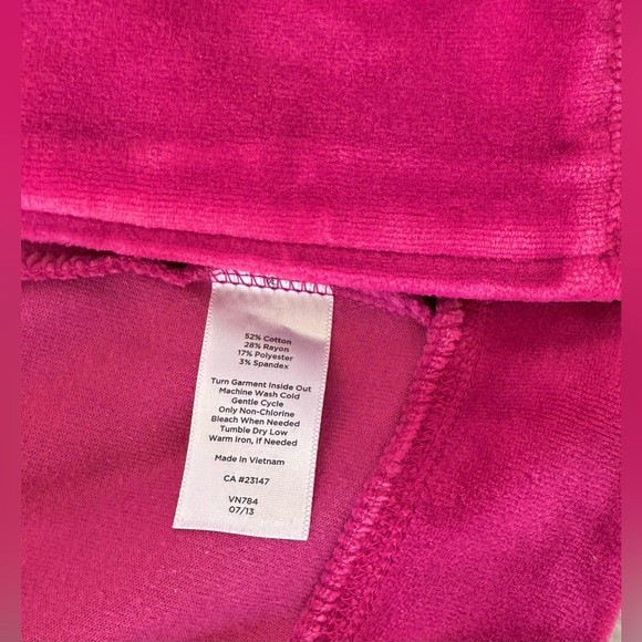 TALBOTS Rose Pink Soft Velvet Feel Velour Long Sleeve Light Jacket Size Mp - Picture 7 of 9